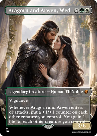 Aragorn and Arwen, Wed